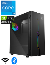 Carica l'immagine nel visualizzatore di Gallery, Computer Gaming "Raptor 5660KTI" Intel Core i5-13600KF 14 Core 5.1GHz - GeForce RTX 4060Ti 16GB - 32GB DDR4 - 1TB SSD - 2TB HDD