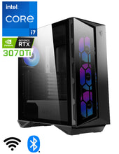 Carica l'immagine nel visualizzatore di Gallery, Computer Gaming "Gunner 770T" Intel Core i7-11700 8 core fino a 4.90Ghz - GeForce 3070Ti 8GB - 16GB DDR4 - 1TB SSD NVME - WiFi - BT