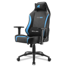 Carica l&#39;immagine nel visualizzatore di Gallery, Sedia gaming Sharkoon Skiller SGS20, regolabile con base in acciaio nero - blu
