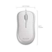 Carica l&#39;immagine nel visualizzatore di Gallery, Mouse Microsoft Ready, 800 DPI, USB, 3 Tasti, Bianco
