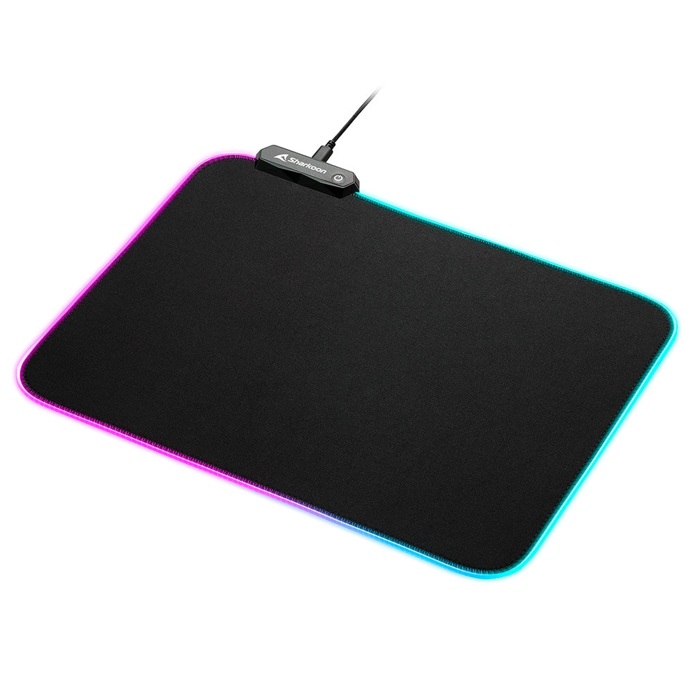 Tappetino Mouse Sharkoon 1337 MAT RGB V2 360 - USB - LUNGHEZZA 36CM