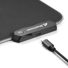 Carica l&#39;immagine nel visualizzatore di Gallery, Tappetino Mouse Sharkoon 1337 MAT RGB V2 360 - USB - LUNGHEZZA 36CM
