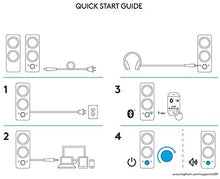 Carica l&#39;immagine nel visualizzatore di Gallery, Altoparlanti Stereo Logitech Z207 Bluetooth
