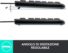 Carica l&#39;immagine nel visualizzatore di Gallery, Tastiera e mouse Logitech MK120 USB
