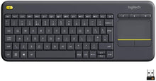 Carica l&#39;immagine nel visualizzatore di Gallery, Tastiera Logitech K400 Plus Tastiera Wireless per TV, PC, Home Theater nera
