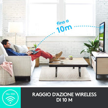 Carica l&#39;immagine nel visualizzatore di Gallery, Tastiera Logitech K400 Plus Tastiera Wireless per TV, PC, Home Theater bianca
