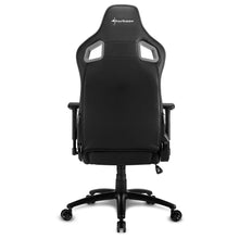 Carica l&#39;immagine nel visualizzatore di Gallery, Sedia gaming Sharkoon Elbrus 2 in pelle sintetica, regolabile con base in acciaio nero - grigio
