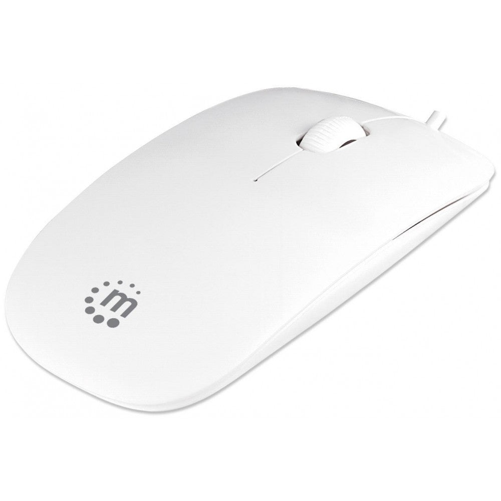 Mouse Mini Ottico USB bianco Manhattan