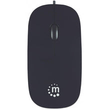 Carica l&#39;immagine nel visualizzatore di Gallery, Mouse Mini Ottico USB nero Manhattan
