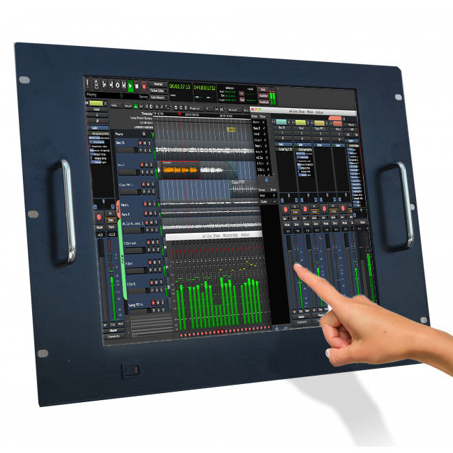 Monitor LCD 17'' Touch Screen per Rack 19'' 8 Unità