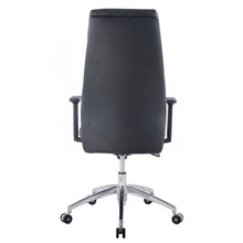 Carica l&#39;immagine nel visualizzatore di Gallery, Sedia Techly 073BK Poltrona business con Braccioli Nera similpelle
