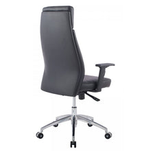 Carica l&#39;immagine nel visualizzatore di Gallery, Sedia Techly 073BK Poltrona business con Braccioli Nera similpelle

