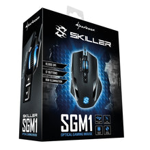 Carica l&#39;immagine nel visualizzatore di Gallery, Mouse gaming Sharkoon Skiller SGM1 MOUSE , 1600 DPI, RGB, 6 TASTI CONFIGURABILI, USB, 1.8MT
