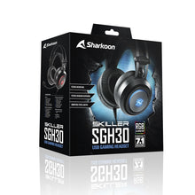 Carica l&#39;immagine nel visualizzatore di Gallery, Cuffie a padiglione con microfono Sharkoon SKILLER SGH30 USB RGB Surround 7.1
