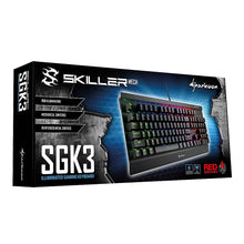 Carica l&#39;immagine nel visualizzatore di Gallery, Tastiera gaming meccanica Sharkoon Skiller Mech SGK30 RGB con switch KAHIL Marroni
