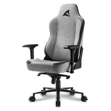 Carica l&#39;immagine nel visualizzatore di Gallery, Sedia gaming Sharkoon SKILLER SGS40 Fabric in tessuto, regolabile con base in acciaio nero - grigio
