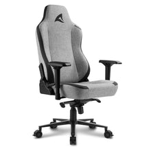 Carica l&#39;immagine nel visualizzatore di Gallery, Sedia gaming Sharkoon SKILLER SGS40 Fabric in tessuto, regolabile con base in acciaio nero - grigio
