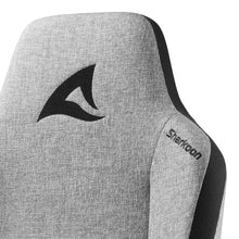 Carica l&#39;immagine nel visualizzatore di Gallery, Sedia gaming Sharkoon SKILLER SGS40 Fabric in tessuto, regolabile con base in acciaio nero - grigio
