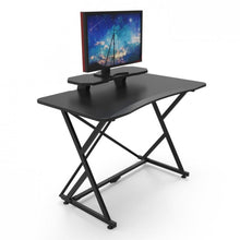 Carica l&#39;immagine nel visualizzatore di Gallery, Scrivania Gaming Ergonomica Techly ESG01 pieghevole, 110 cm, Nero
