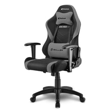 Carica l&#39;immagine nel visualizzatore di Gallery, Sedia gaming Sharkoon Skiller SGS2 JUNIOR  in tessuto, regolabile, nero - grigio

