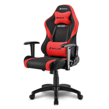 Carica l&#39;immagine nel visualizzatore di Gallery, Sedia gaming Sharkoon Skiller SGS2 JUNIOR in tessuto, regolabile, nero - rosso
