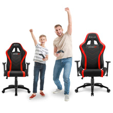 Carica l&#39;immagine nel visualizzatore di Gallery, Sedia gaming Sharkoon Skiller SGS2 JUNIOR in tessuto, regolabile, nero - rosso
