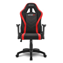 Carica l&#39;immagine nel visualizzatore di Gallery, Sedia gaming Sharkoon Skiller SGS2 JUNIOR in tessuto, regolabile, nero - rosso
