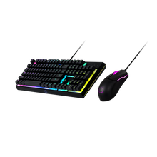 Carica l&#39;immagine nel visualizzatore di Gallery, KIT TASTIERA E MOUSE COOLER MASTER MS110 RGB USB
