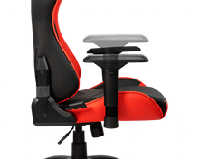 Carica l&#39;immagine nel visualizzatore di Gallery, Sedia gaming MSI MAG CH120 ecopelle, cuscino cervicale e lombare, completamente regolabile, base in metallo, nero / rosso
