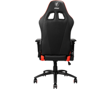 Carica l&#39;immagine nel visualizzatore di Gallery, Sedia gaming MSI MAG CH120 ecopelle, cuscino cervicale e lombare, completamente regolabile, base in metallo, nero / rosso
