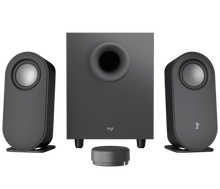 Carica l&#39;immagine nel visualizzatore di Gallery, ALTOPARLANTI 2.1 LOGITECH Z407 BLUETOOTH, 40 W RMS, GRIGIO
